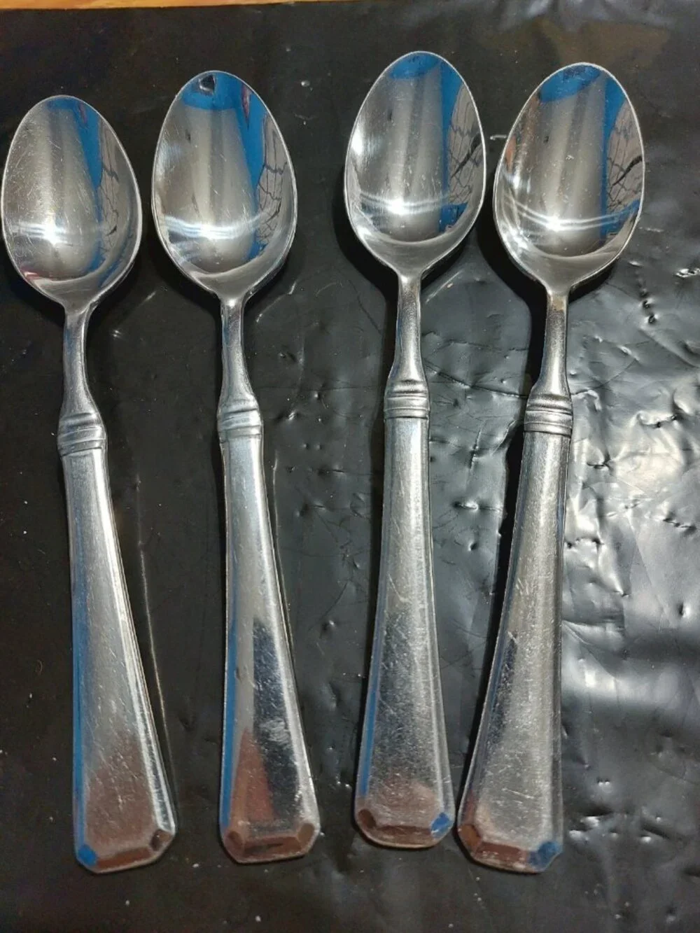 Martha Stewart MFS6 Stainless Flatware Set Of 4 Spoons